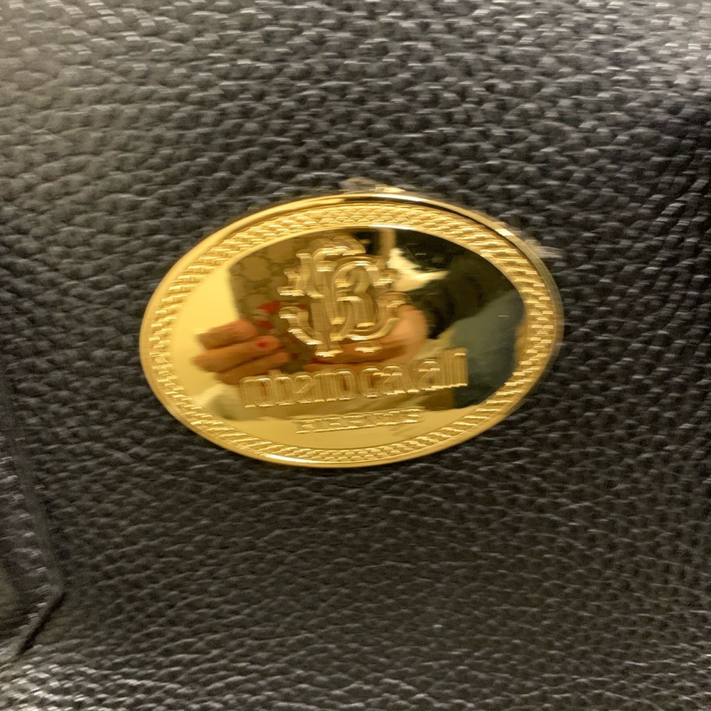 Roberto cavalli black tote